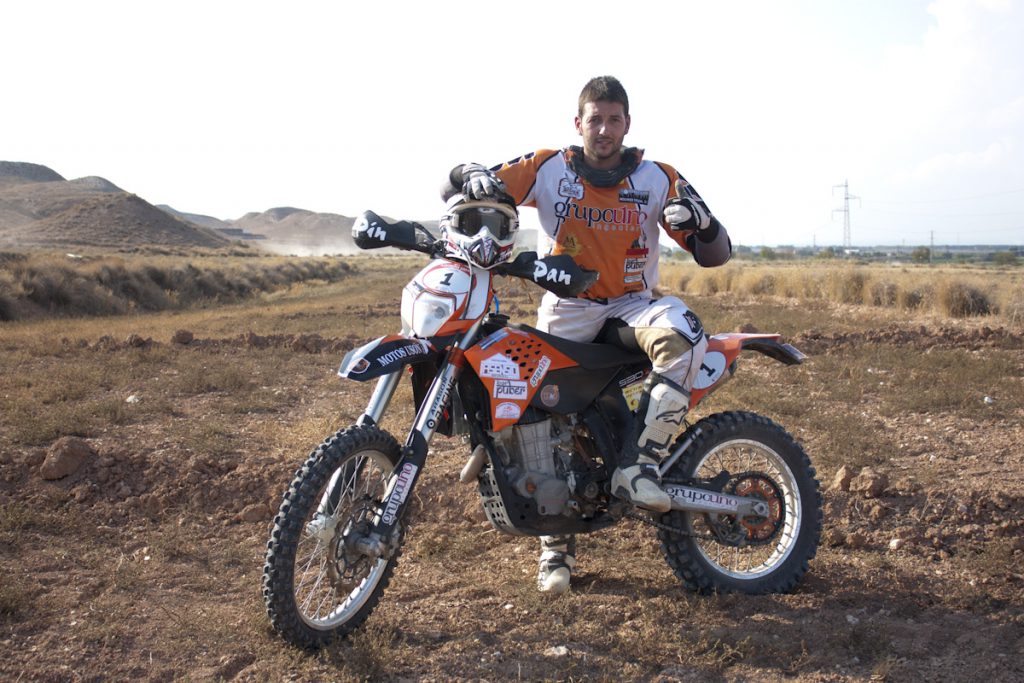Héctor Asensio motos off road campeonato de Aragón